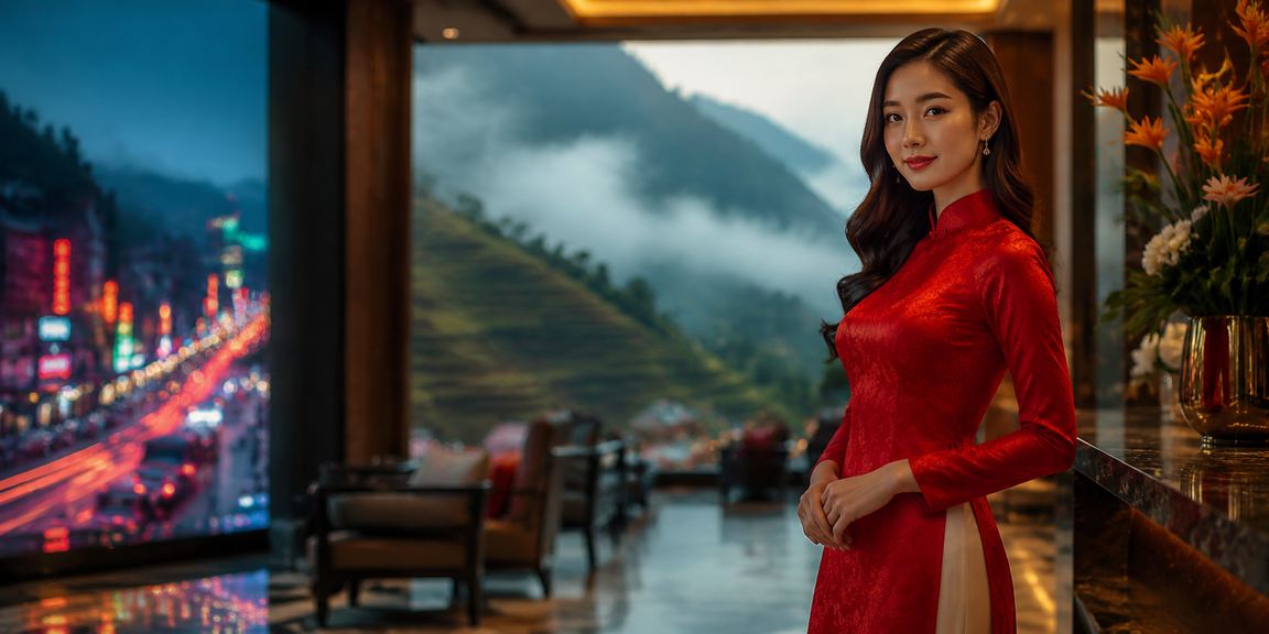 Người dùng Việt Nam tại Sapa nhận thưởng và trải nghiệm nền tảng al789 trên điện thoại